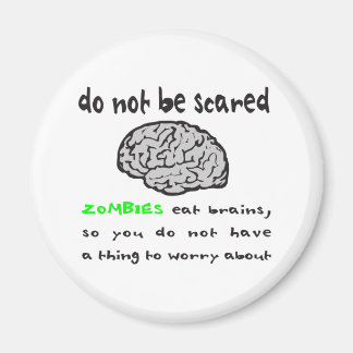 ZOMBIES EAT BRAINS T-SHIRTS AND GIFTS MAGNET