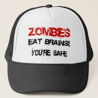 Zombies Eat Brains! Trucker Hat