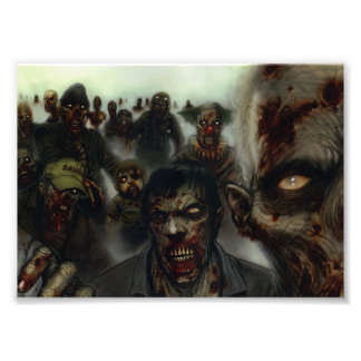 Zombies Halloween Photo Print