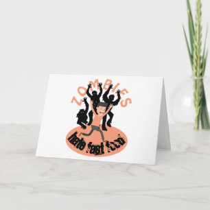 Zombies Hate Fast Food Card