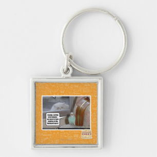 Zombies in the backyard keychain