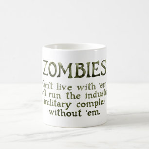 Zombies Industrial Military Complex Magic Mug
