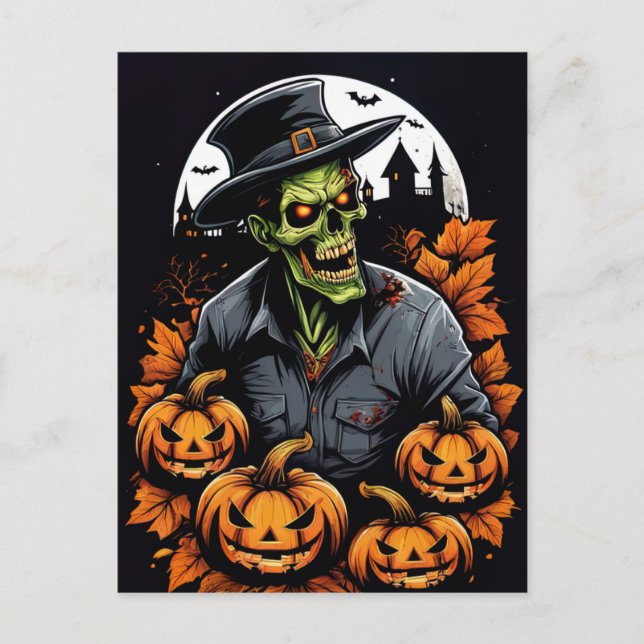 Zombie's Night Out Postcard (Front)