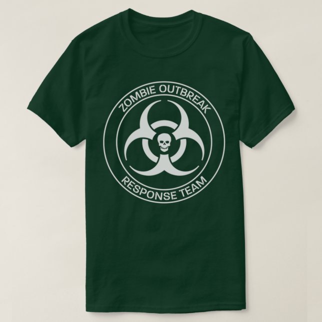 Zombies Outbreak Response Team T-Shirt (Design Front)
