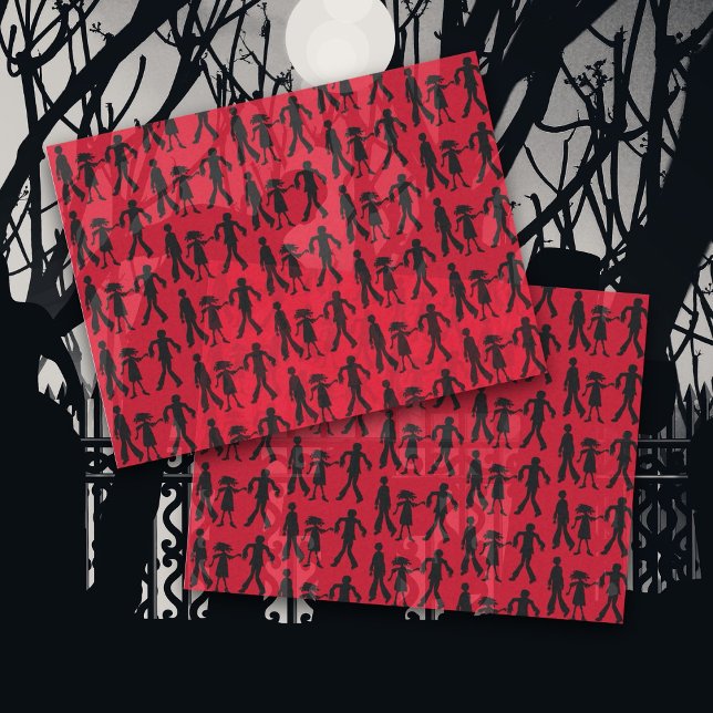 Zombies Patterned Walking Dead  Tissue Paper (Creator Uploaded)