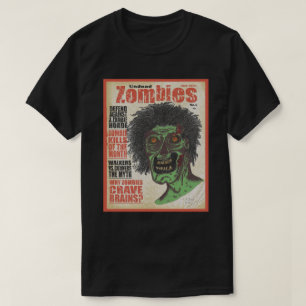 ZOMBIES - The Magazine Red Boarder T-Shirt