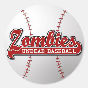 ZOMBIES Undead Baseball - autocollant