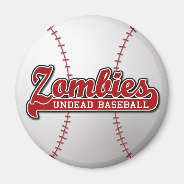 ZOMBIES Undead Baseball - magnet (Front)