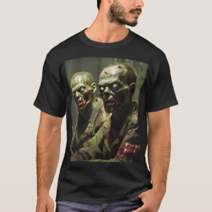  zombies watching Russian tv propaganda T-Shirt