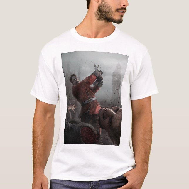ZombiU Zombi horror game concept art Queen's guard T-Shirt (Front)