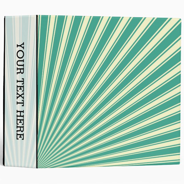 Zomp Colour Stripe Funky Pattern Binder (Front/Spine)