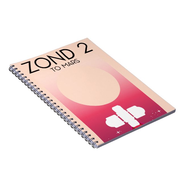 Zond 2 Space Art. Notebook (Right Side)