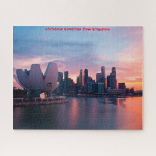 Zone de Marina et Skyline Singapour. Puzzle