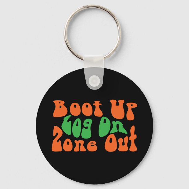 Zone Out! Keychain (Front)