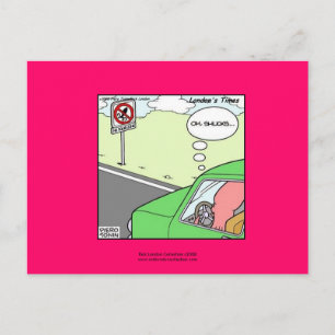 Zone sans Seiche Carte Postale de Dessin Animé Drô