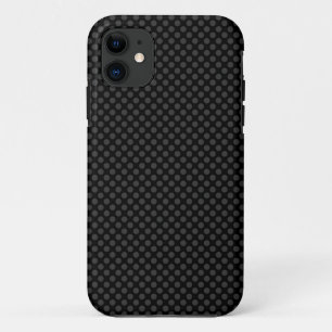 Zones subtiles - Gris foncé sur coque iphone noir