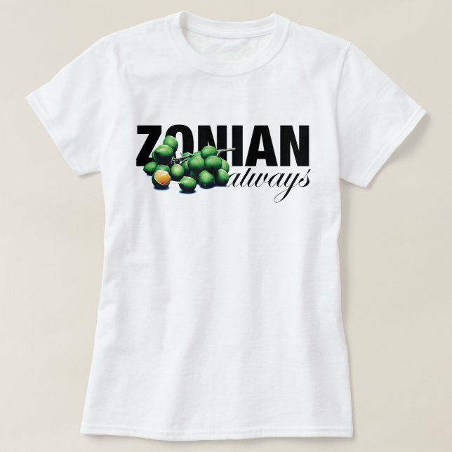 Zonian Always with Ginnups T-Shirt (Design Front)