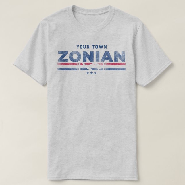 Zonian (Customizable) T-Shirt (Design Front)