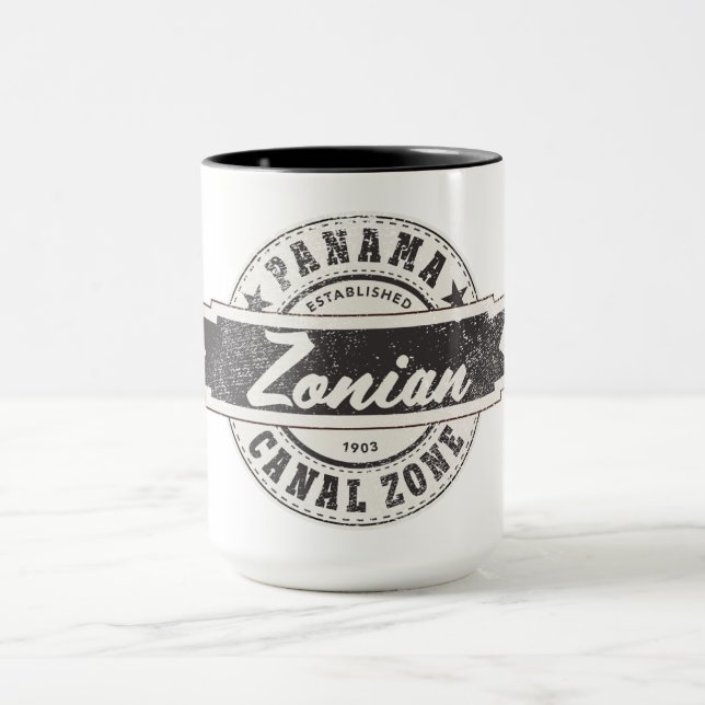 Zonian, Panama Canal Zone, CZ Mug (Center)