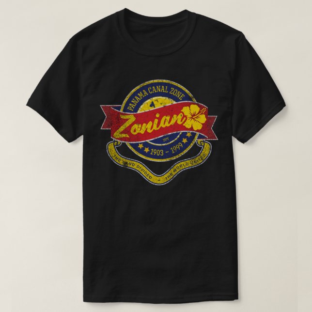 Zonian, Panama Canal Zone, CZ Sweatshirt T-Shirt (Design Front)