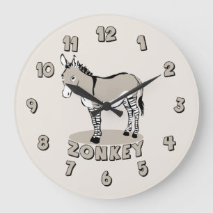 Zonkey Large Clock
