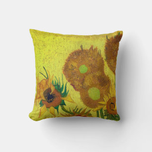 Zonnebloemen (Van Gogh) Throw Pillow