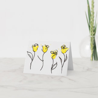 Zonta Yellow Rose Note Cards