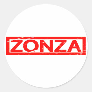 Zonza Stamp Classic Round Sticker