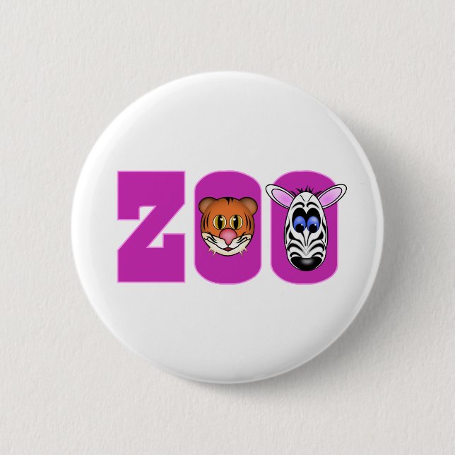 ZOO 2 INCH ROUND BUTTON (Front)