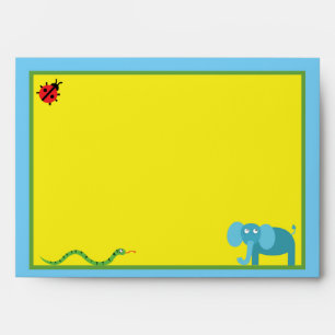 Zoo Animal Birthday Party Envelopes