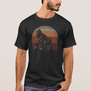 Zoo Animal   Gorilla   Ape Monkey Retro Gorilla T-Shirt