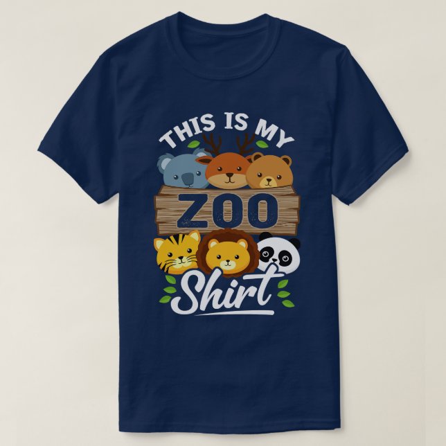 Zoo Animal Lover Gift T-Shirt (Design Front)