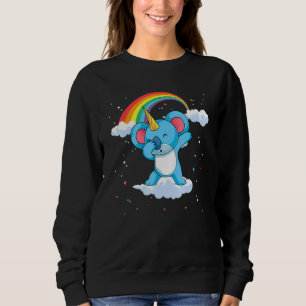 Zoo Animal Lover Rainbow Koalacorn Unicorn Dabbing Sweatshirt