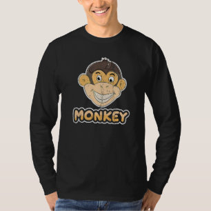 Zoo Animal Monkey Chimpanzee Cute Monkey T-Shirt