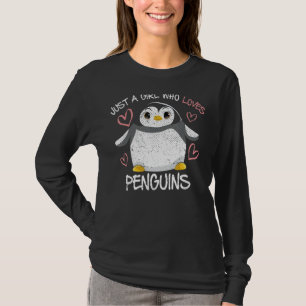Zoo Animal Penguin Girls Women Cute Antarctica Pe T-Shirt