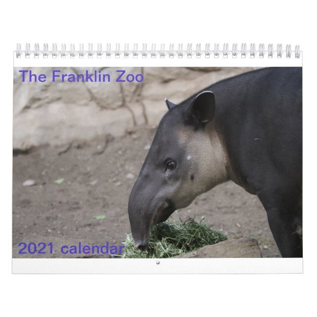 Zoo Animals Calendar (Cover)