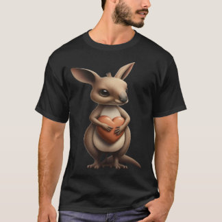 Zoo Animals For Children Cute Kangaroo Australia C T-Shirt