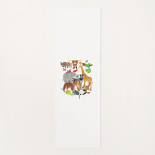 Zoo Animals Wildlife Birthday Party Zoo Day 26 Ani Yoga Mat
