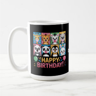 Zoo Animals Wildlife Birthday Party Zoo Day Funny Coffee Mug