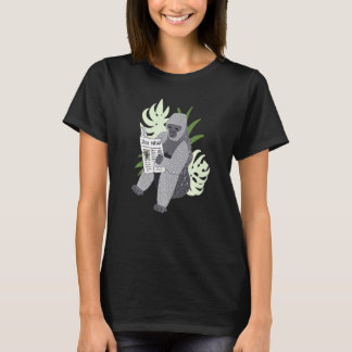 Zoo Ape News Gorilla Boys Graphic Girls Novelty Wo T-Shirt