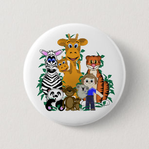 ZOO Boy 2 Inch Round Button