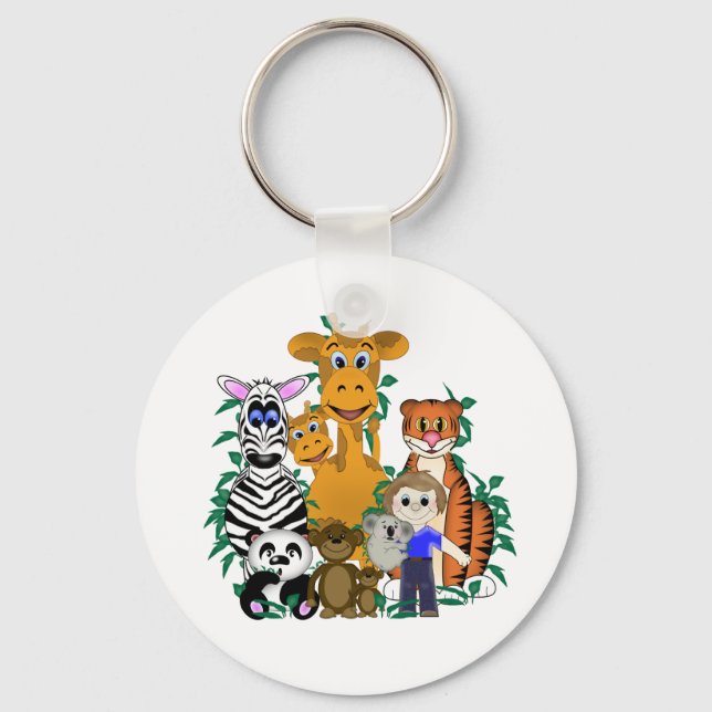 ZOO Boy Keychain (Front)