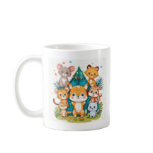 "Zoo Brew : Jouer Les Enfants Animal Mugs Set"