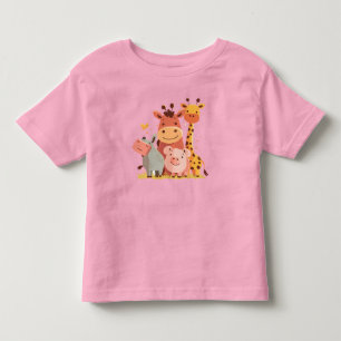 Zoo Crew Cuddles – Adorable Animal Parade Baby Toddler T-shirt