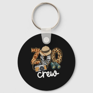 Zoo Crew Leonard Safari Animal Kingdom Zoo Keeper Keychain