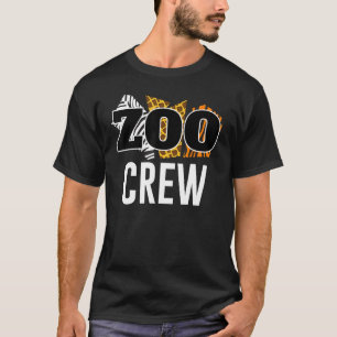 Zoo Crew Safari Animal Pattern Zoologist T-Shirt