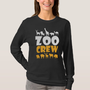 Zoo Crew Safari Animal Wildlife Zookeeper Zoologis T-Shirt