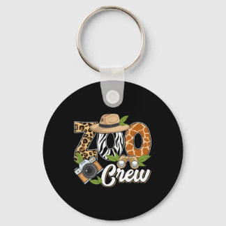 Zoo Crew Safari Animals Wildlife Animal Wild Field Keychain
