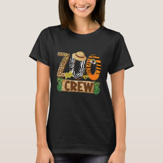 Zoo Crew Safari Wildlife Animal Zoo Keeper Matchin T-Shirt