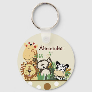 ZOO CREW (Tan) Favour or Name Tag Keychain